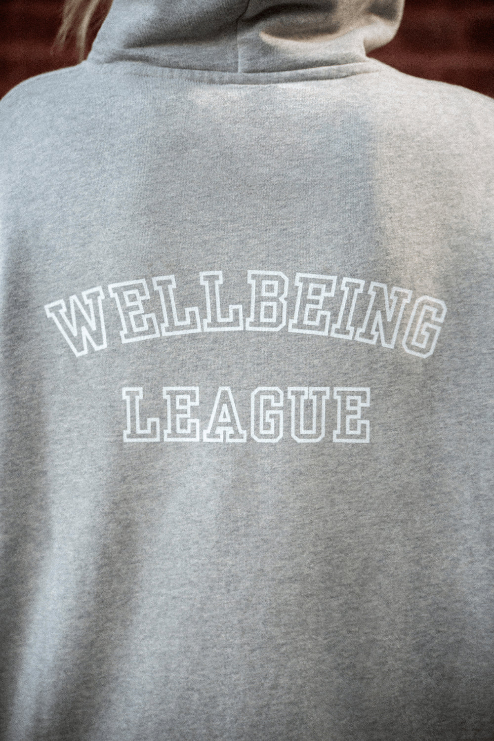 JOG & JIM- HOODIE WELLBEING LEAGUE GRIS-