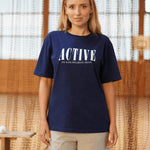 JOG & JIM- T-SHIRT ACTIVE BLEU- T-shirt