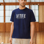 JOG & JIM- T-SHIRT ACTIVE BLEU- T-shirt