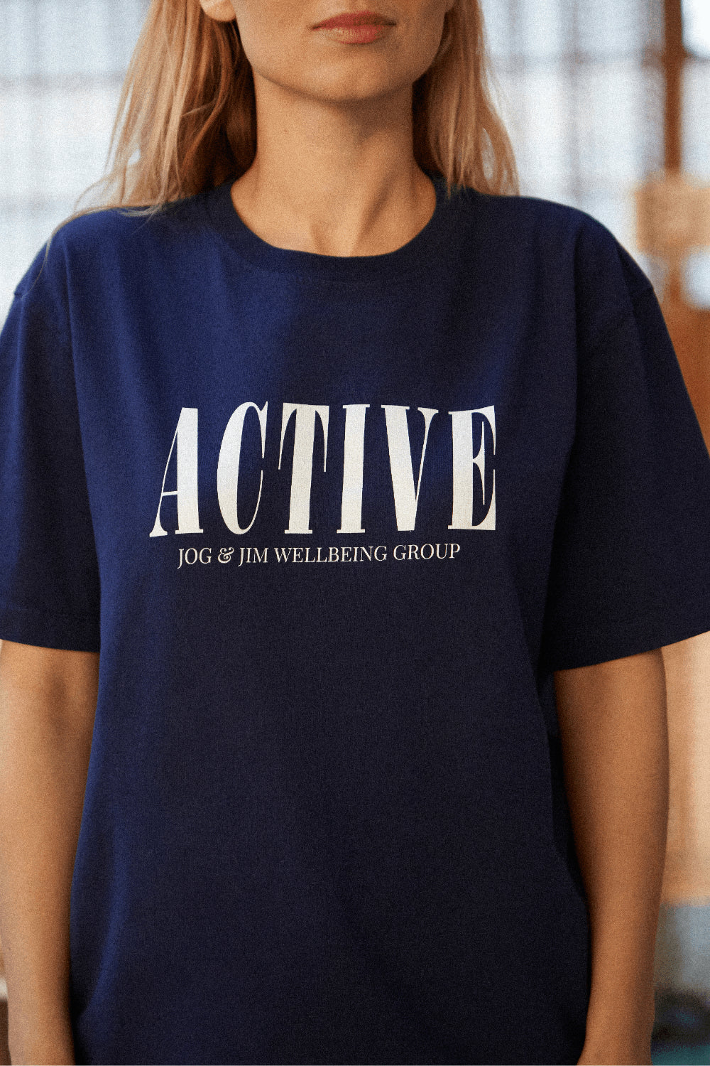 JOG & JIM- T-SHIRT ACTIVE BLEU- T-shirt