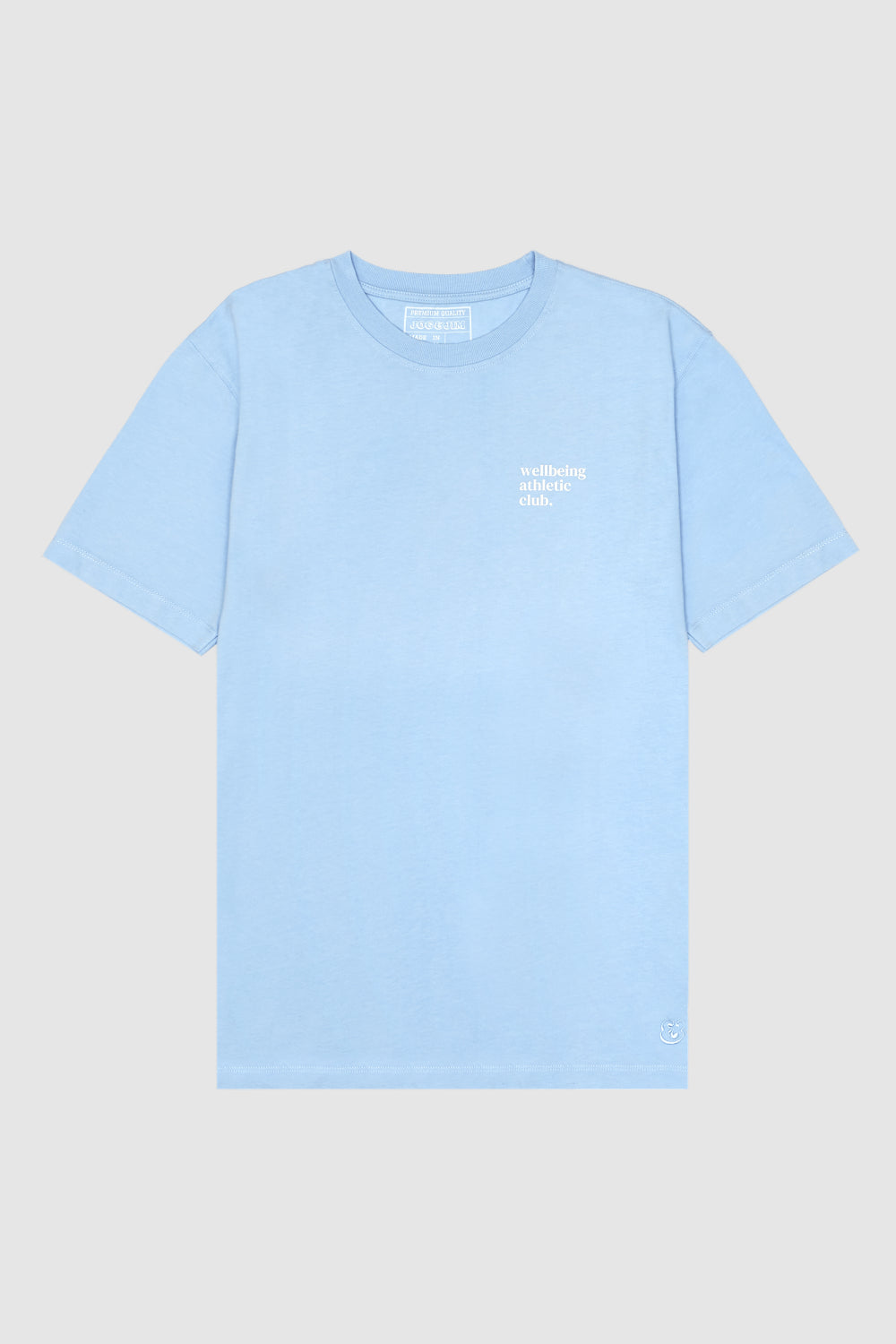 JOG & JIM- T-SHIRT WELLBEING ATHLETIC CLUB BLEU PASTEL- T-shirt